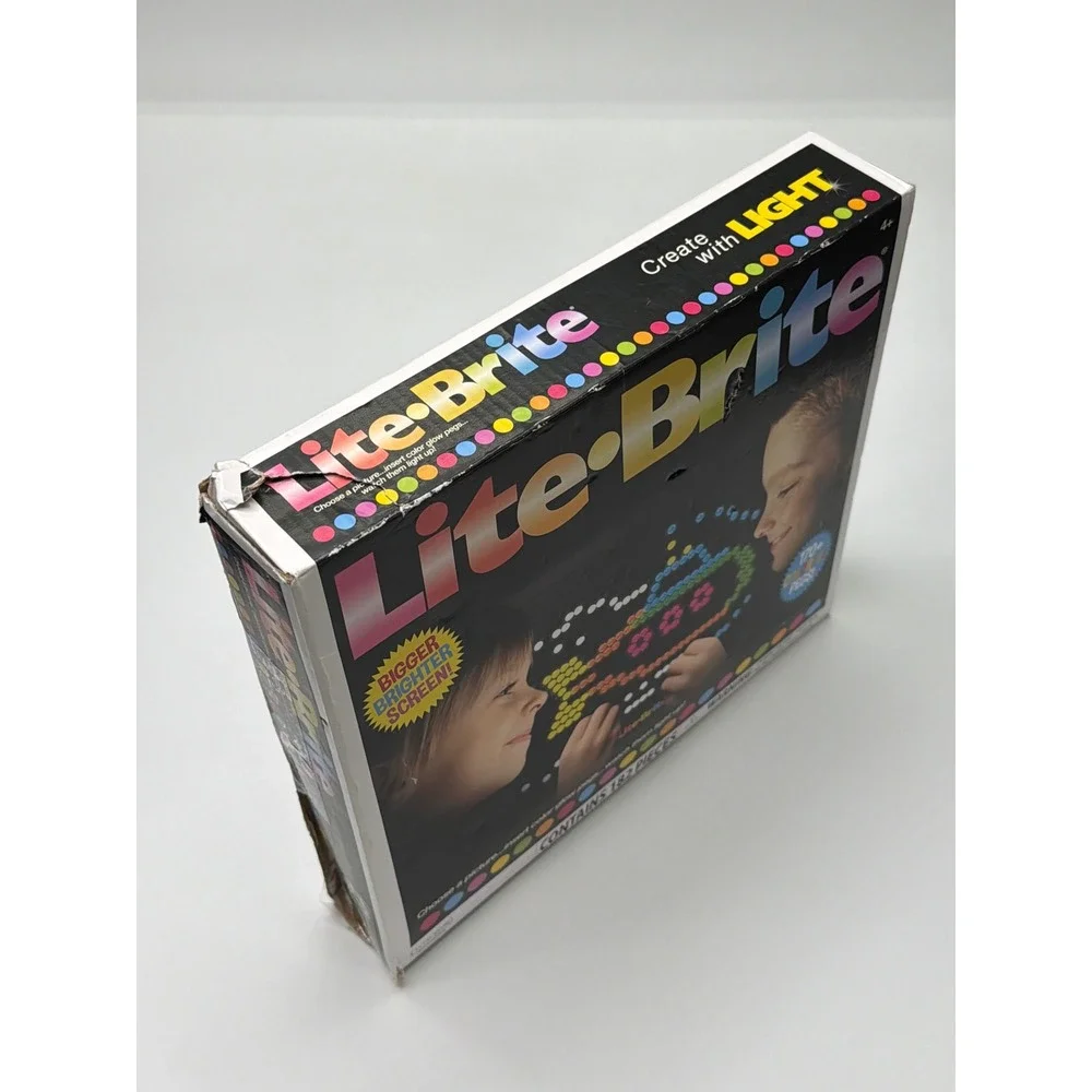 Lite Brite‎ Retro Classic Magic Screen Toy 182 Pieces 170 Colors For Kids